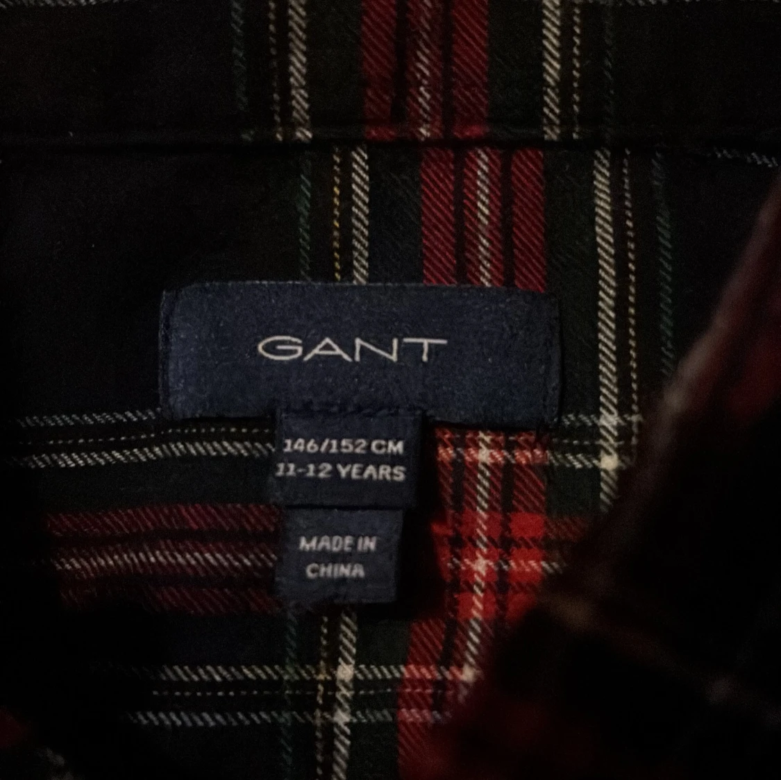 Rutig flannel skjorta från Gant - 3