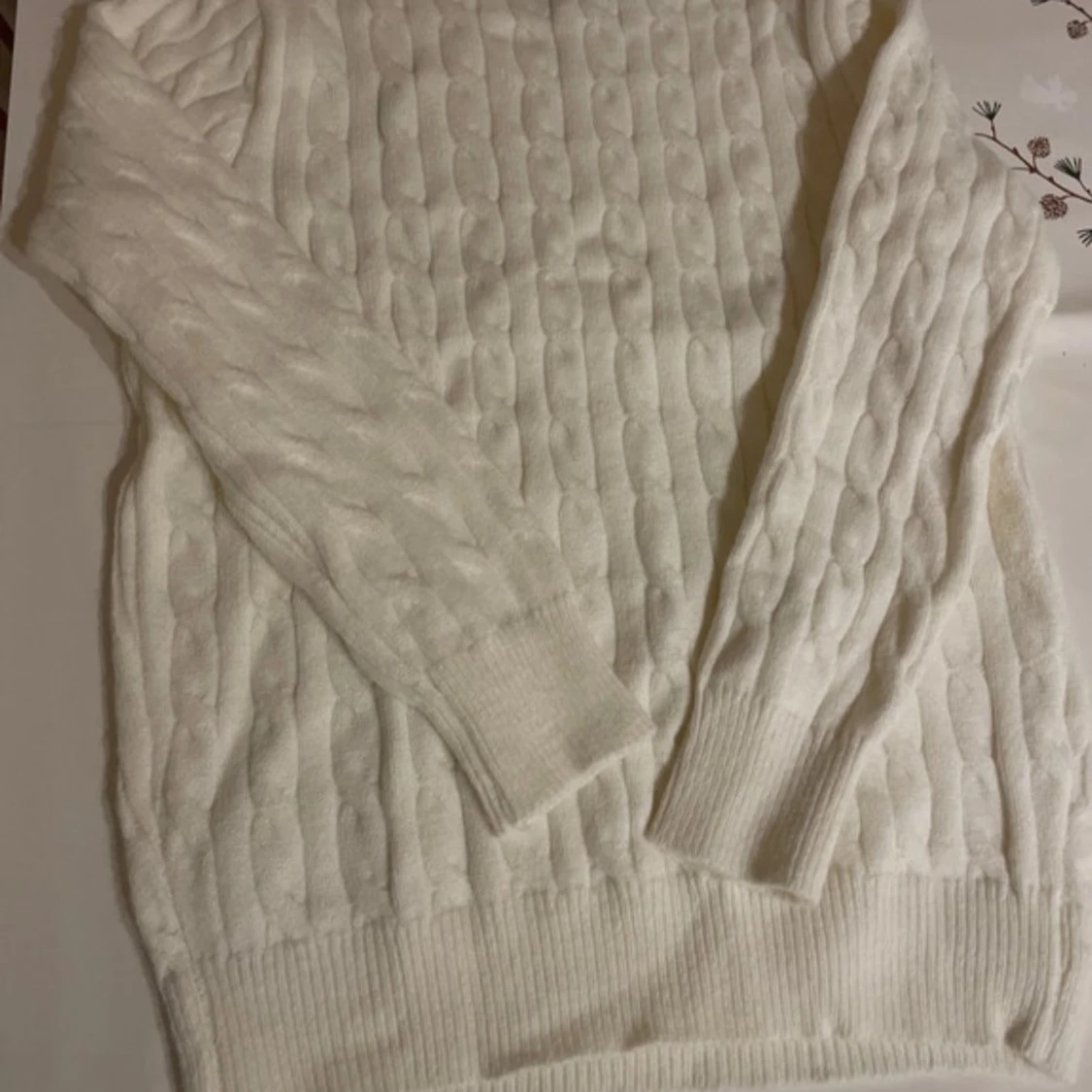 Vit kabelstickad tröja Polo Ralph Lauren - 2