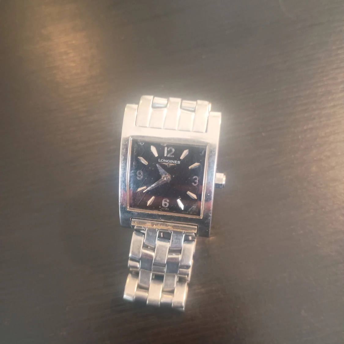 Longines fyrkantig silverklocka - 1