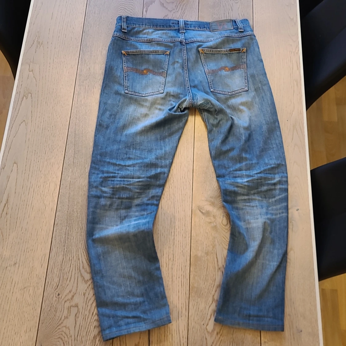 Blå Nudie Jeans, storlek 32/32 - 1