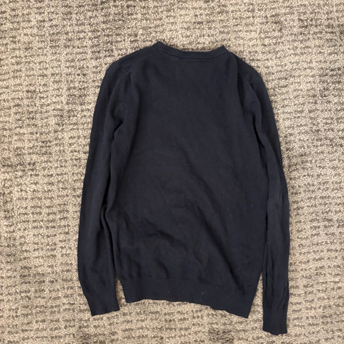 Marinblå v-ringad tröja Lyle & Scott - 2