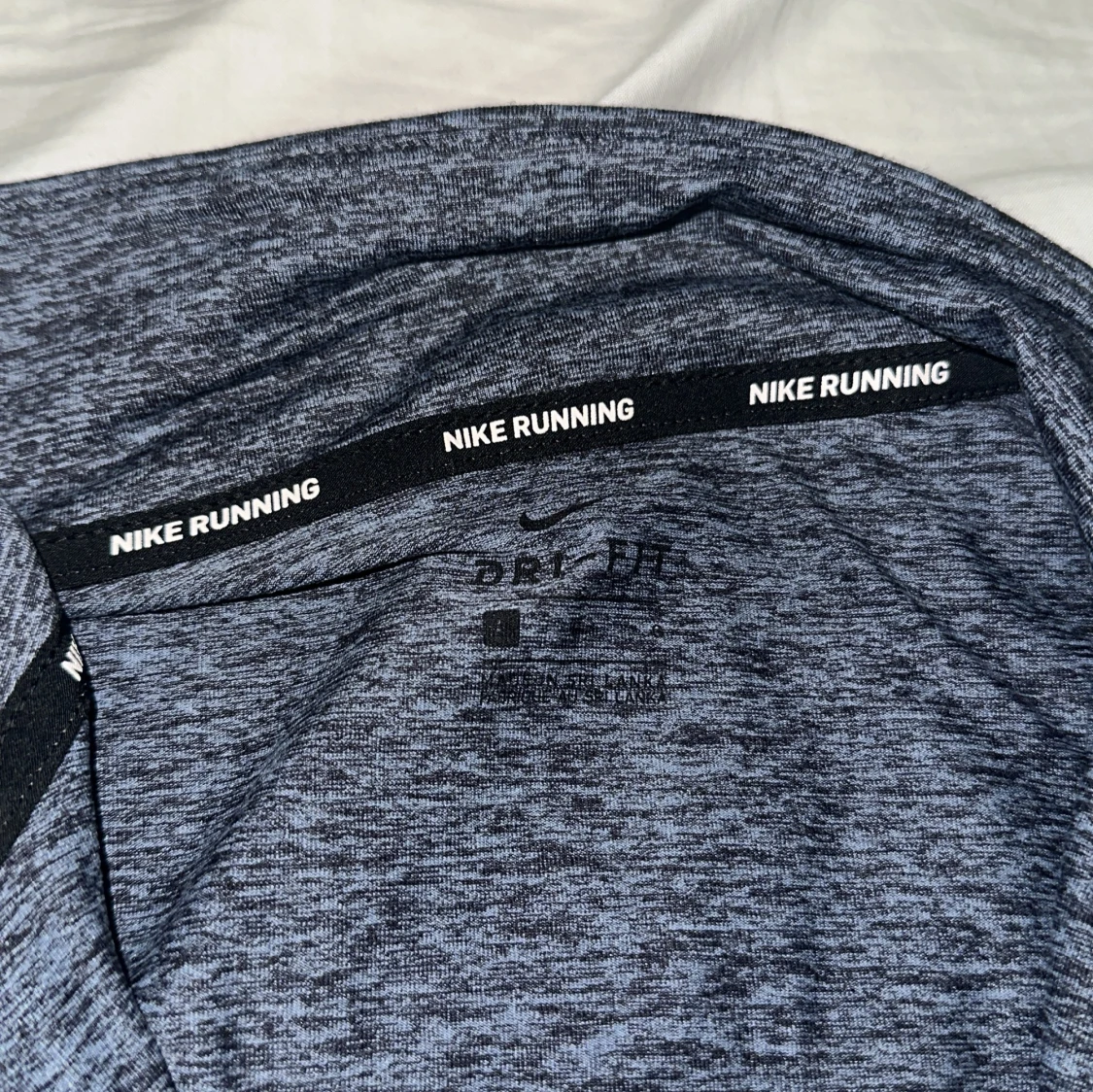 Nike mörkgrå långärmad half zip tröja - 2