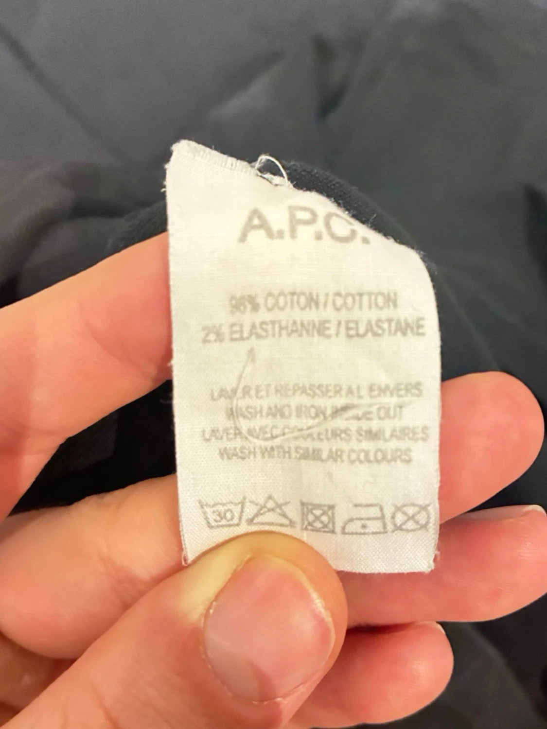 Svart långärmad tröja från A.P.C. - 3