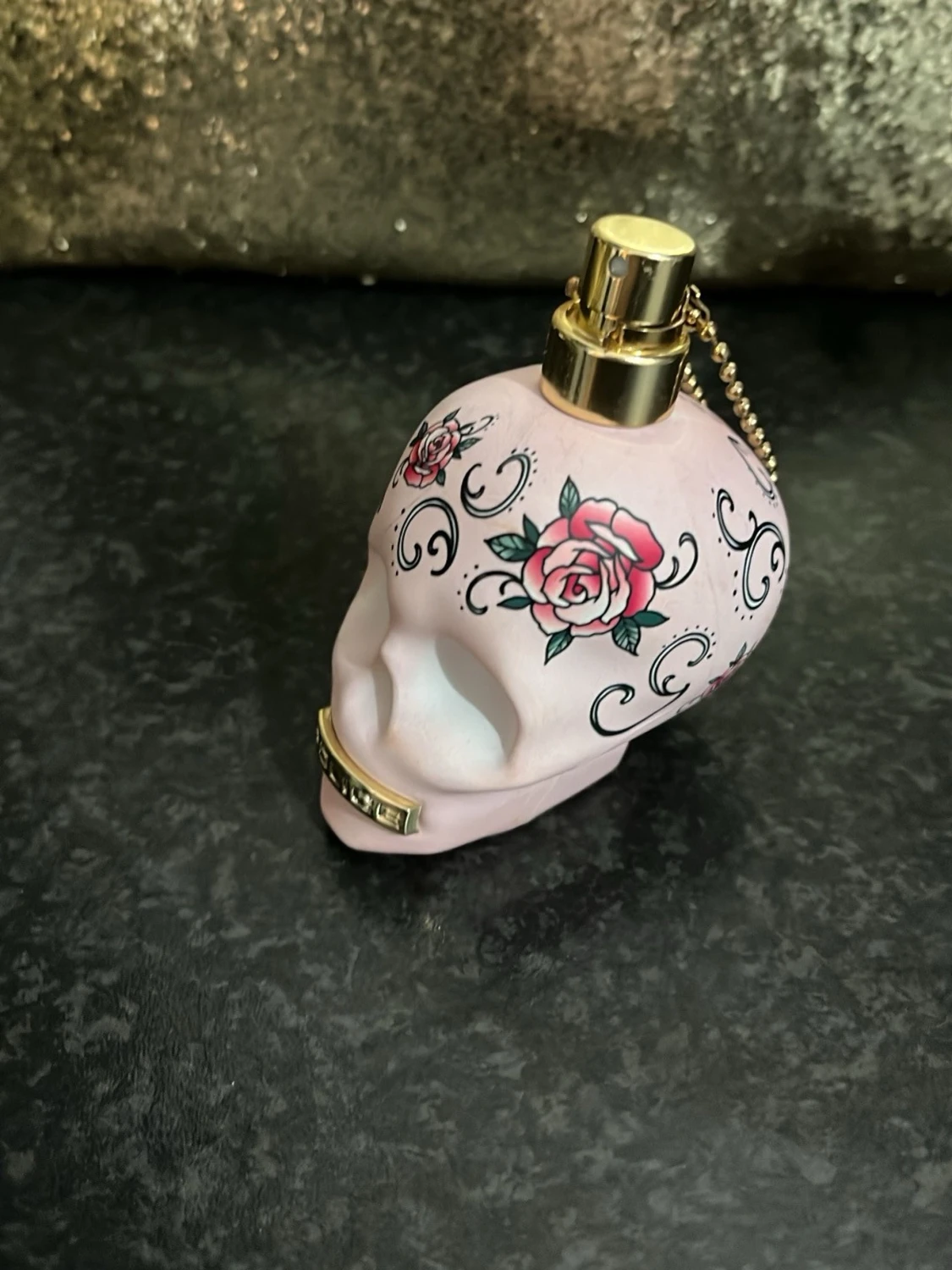 Rosa dödskalle-parfym Police - 1