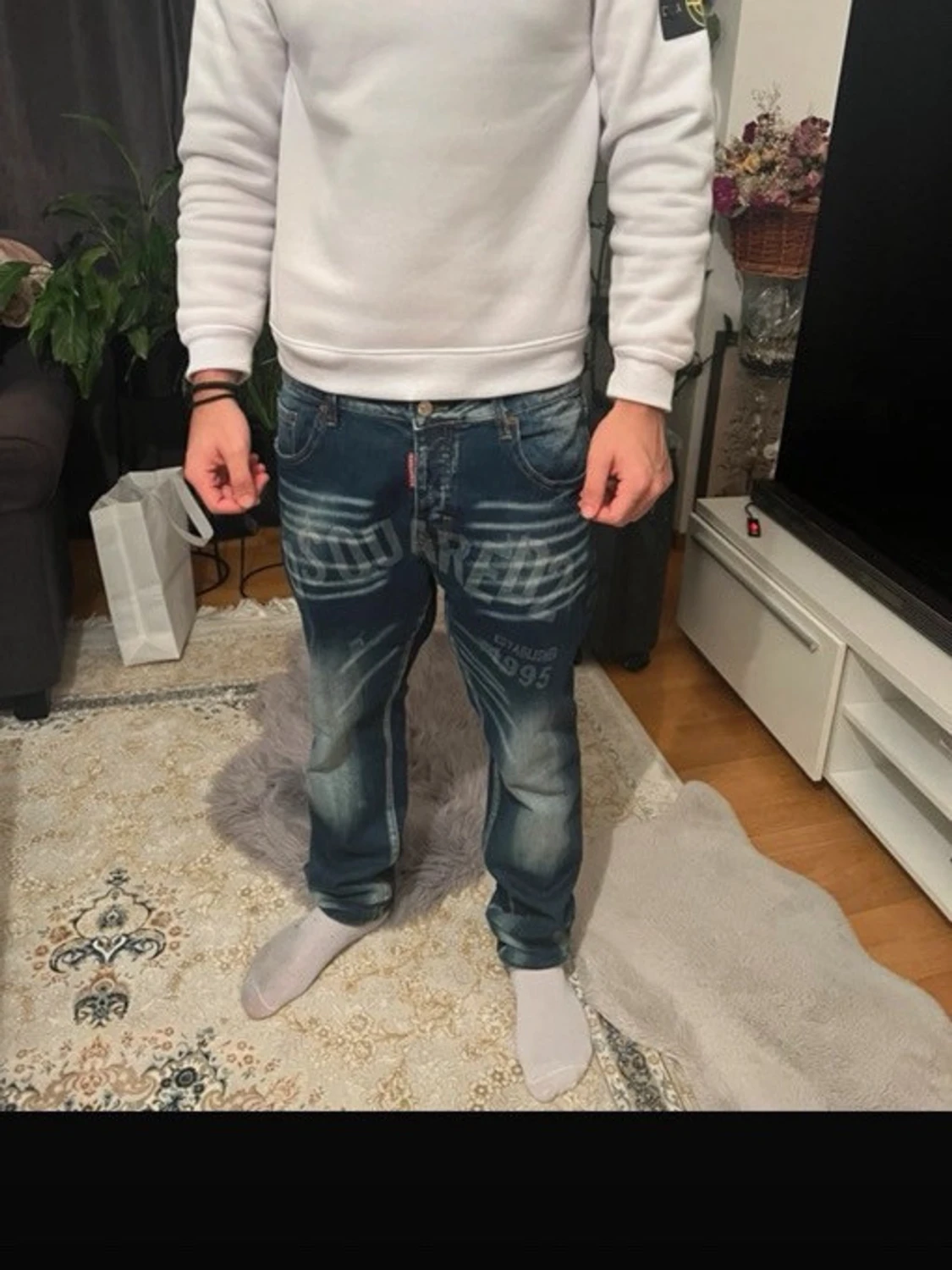 Blå DSQUARED2 jeans