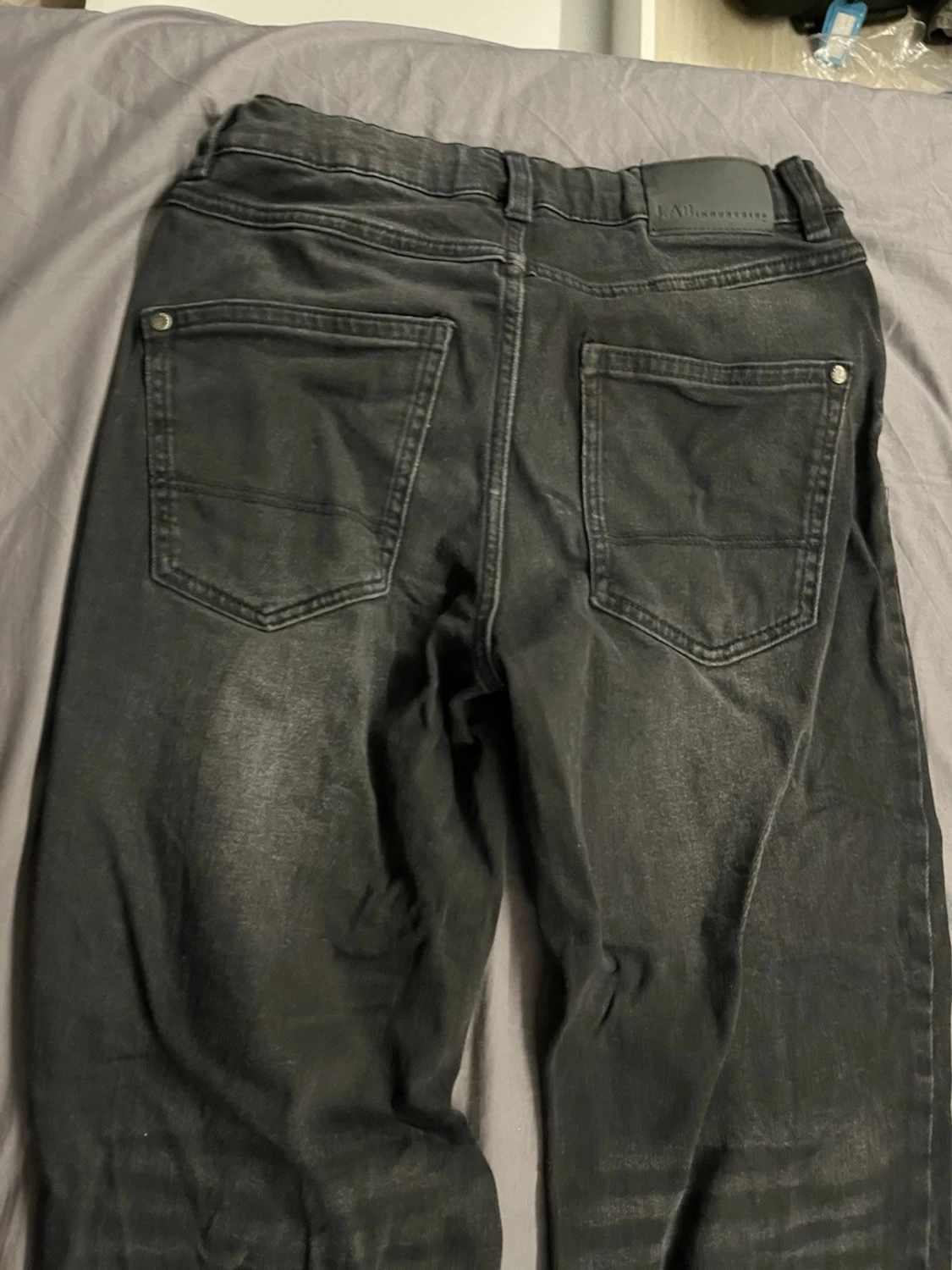 Svarta jeans från LAB Industries, strl 152 - 2