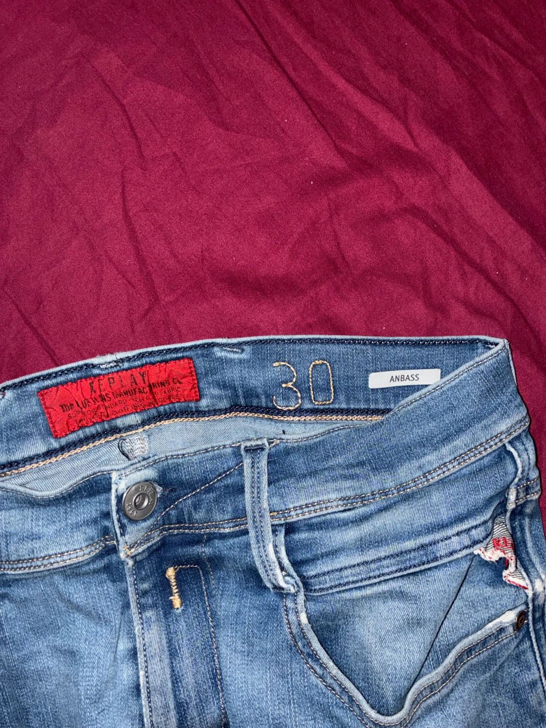 Replay Anbass ljusblå jeans, strl 30 - 2