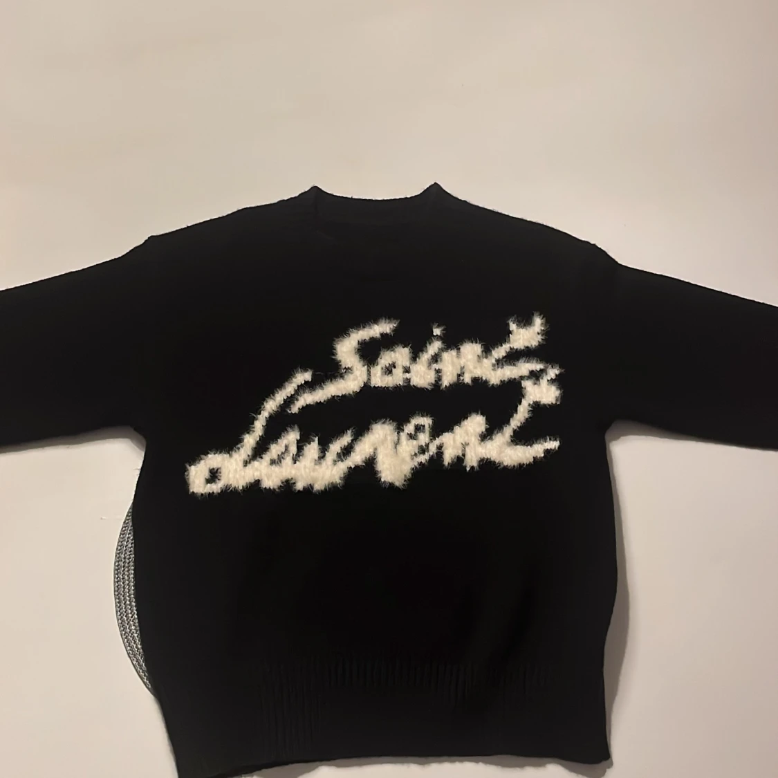 Svart YSL stickad tröja