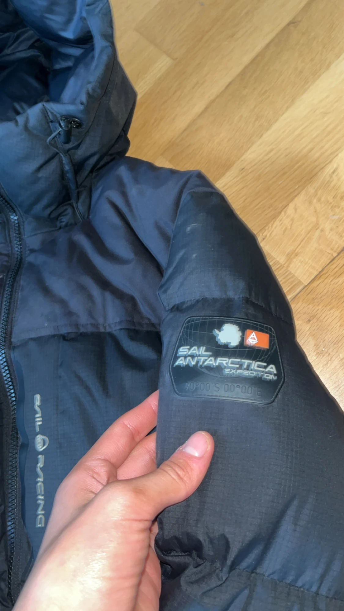 Mörkblå Sail Racing dunjacka - 3