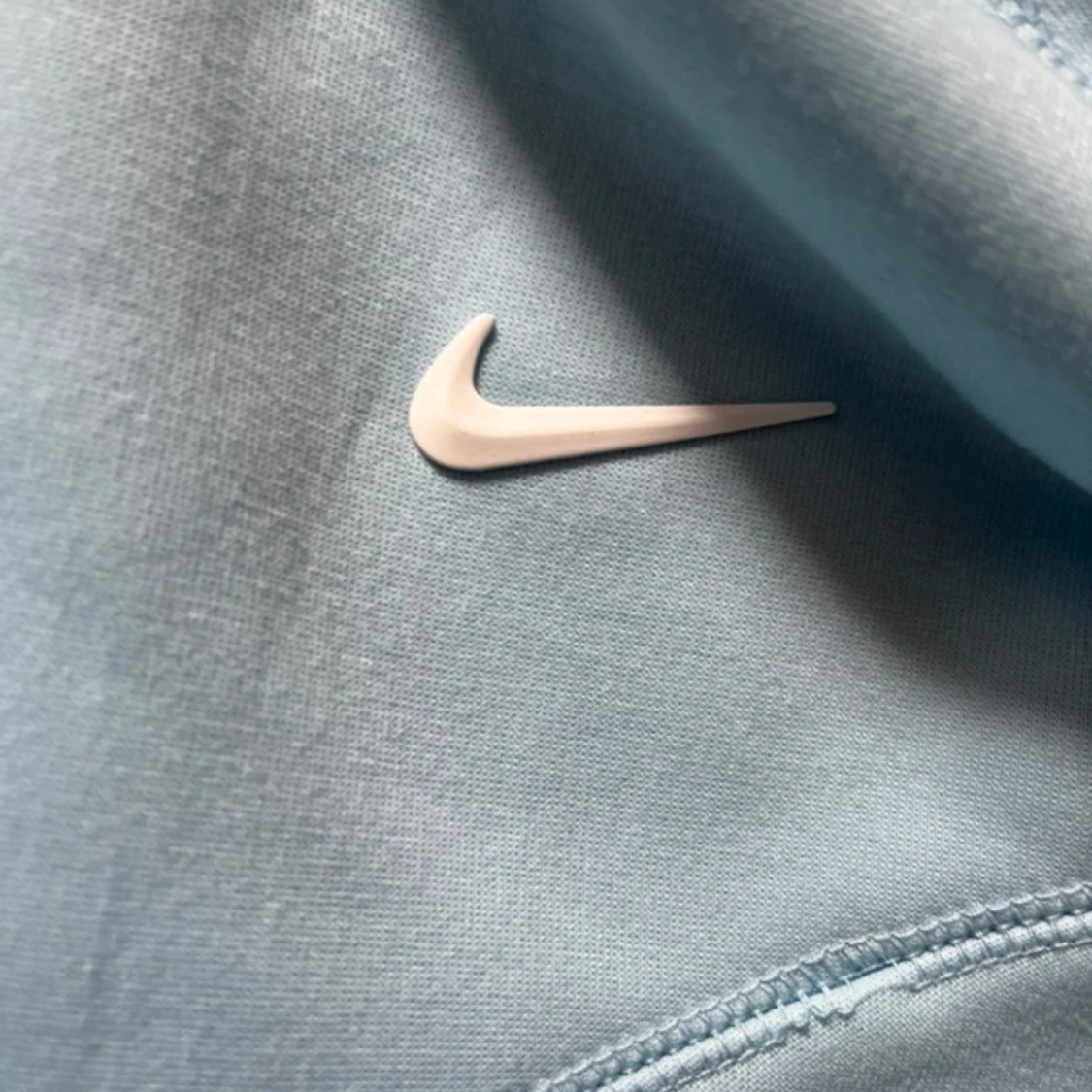 Ljusblå Nike NOCTA hoodiejacka - 2
