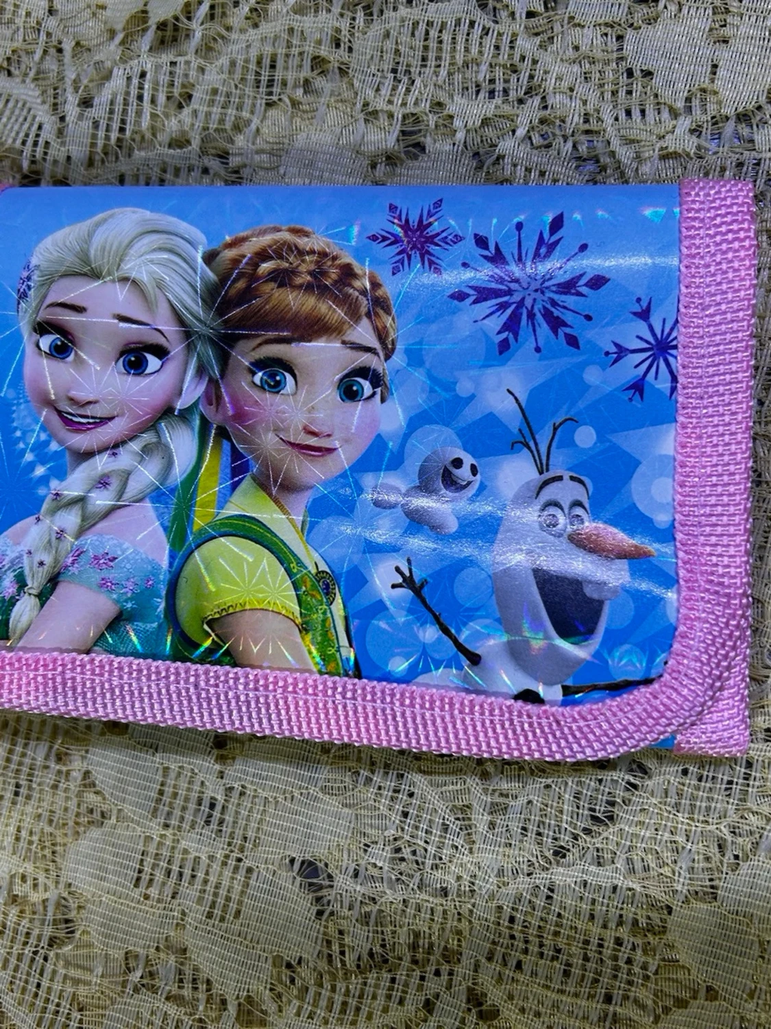 Frozen plånbok med färgglada motiv