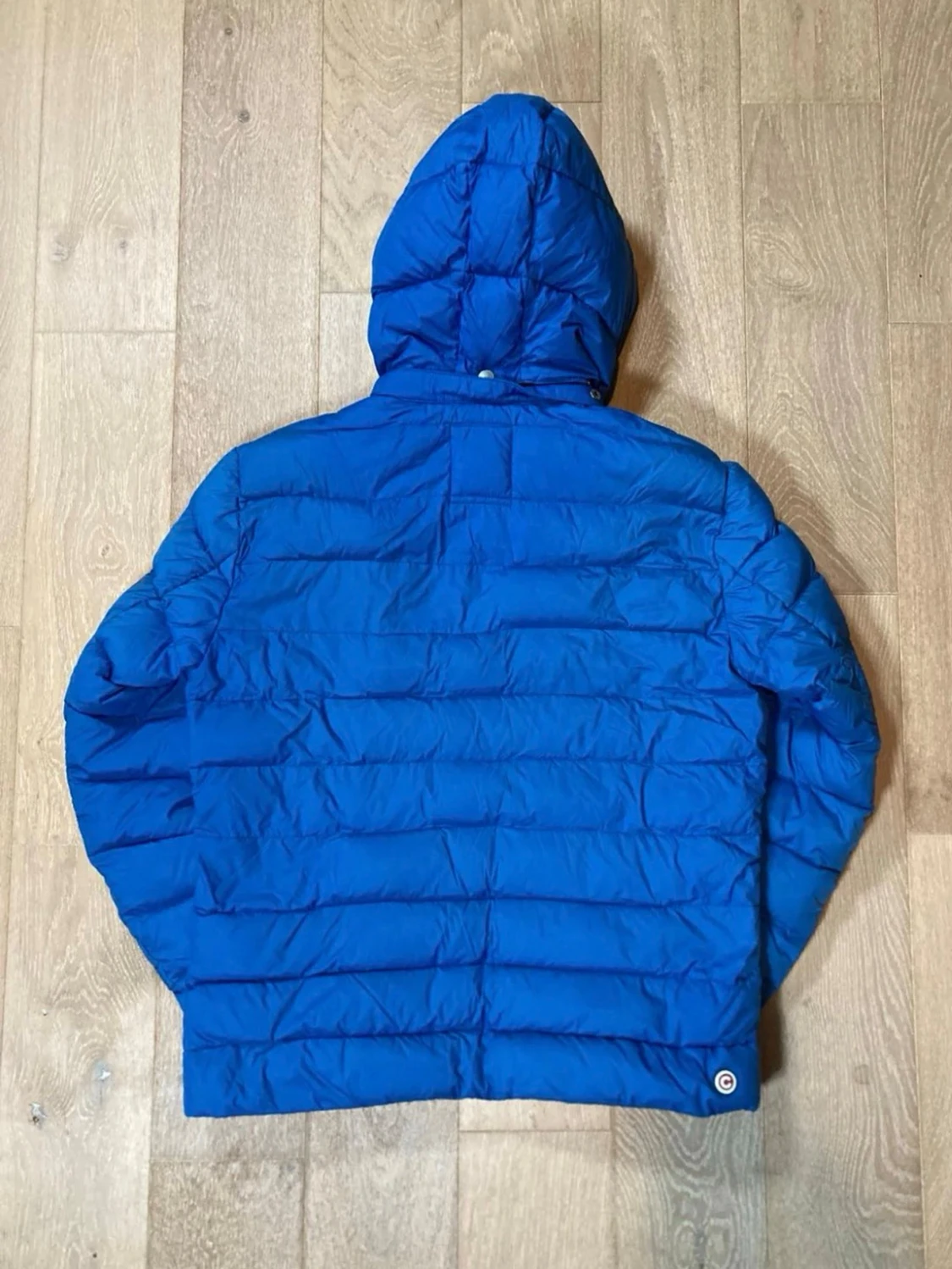 Blå Colmar pufferjacka med huva - 1