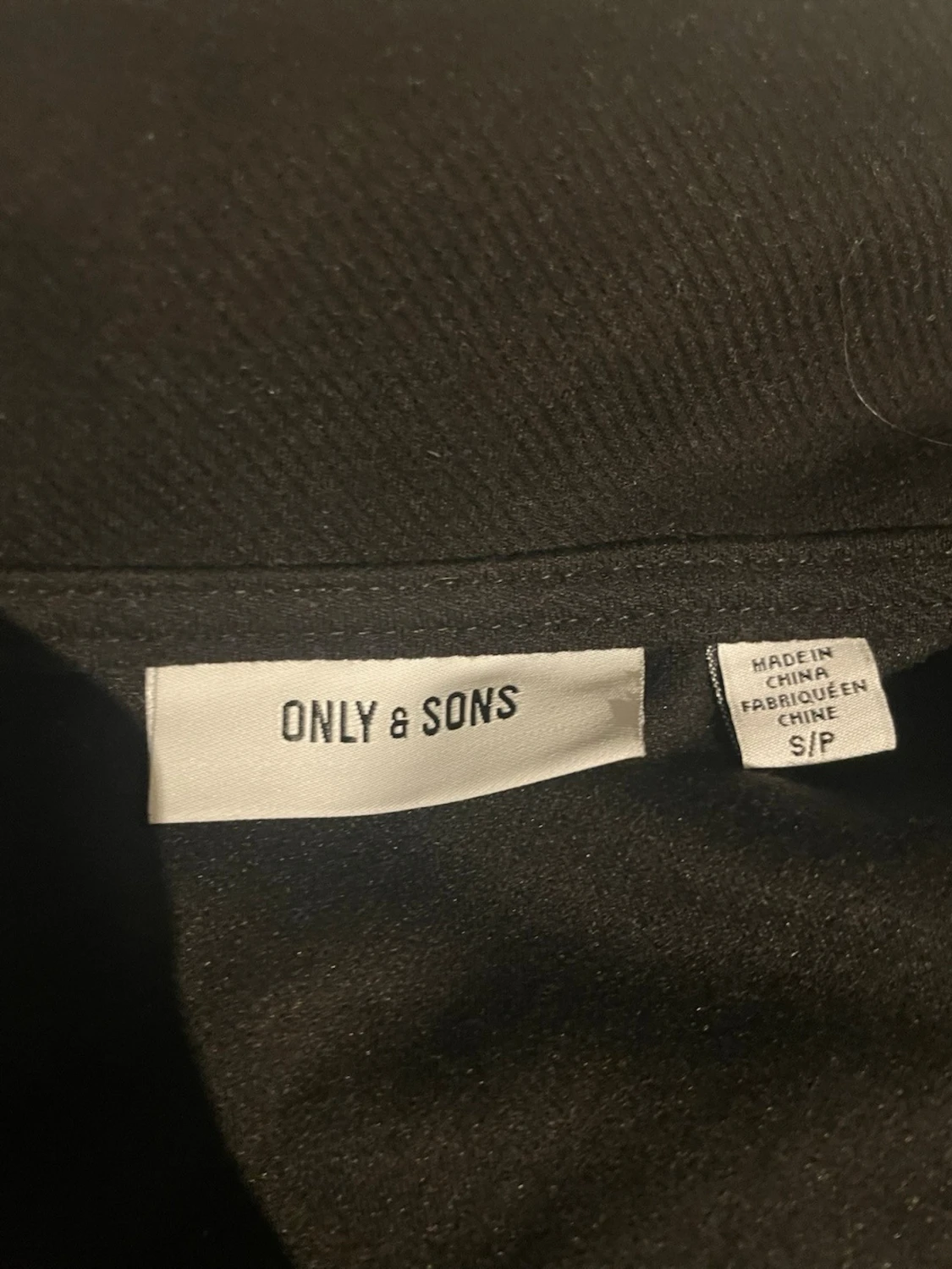 Svart overshirt från Only & Sons - 2