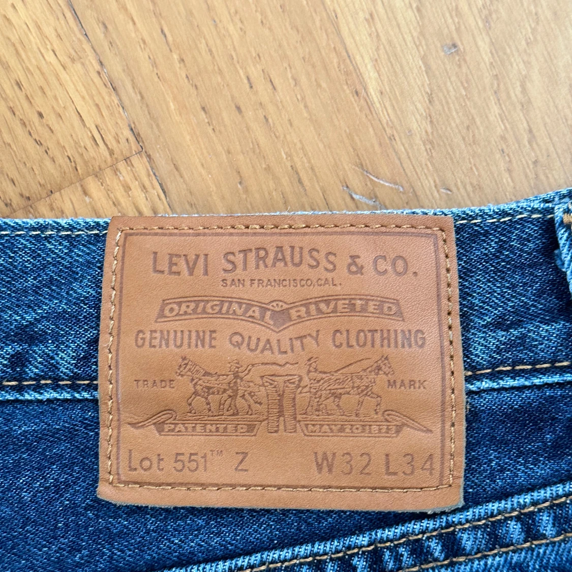 Blå Levi’s 551z - 91