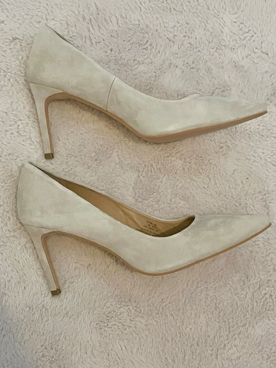 Vintage pumps i mocka från H&M - 1