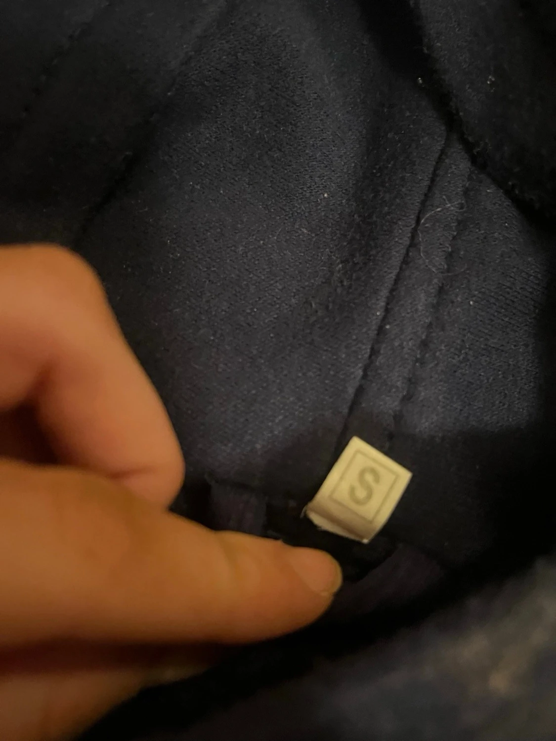 Mörkblå For the culture Hoodie - 4