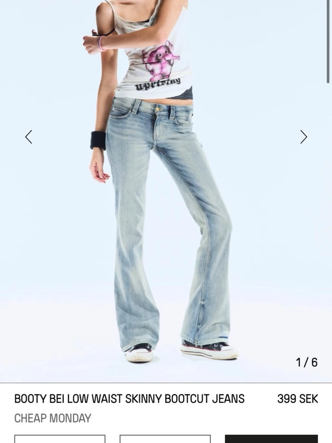 Cheap monday jeans cloudy blue (s24-30)