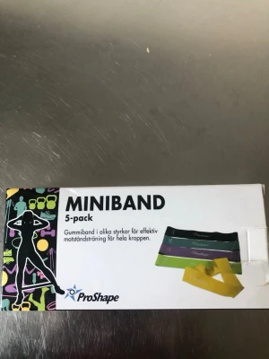 Miniband motion för muskler  - Mini gummi band med olika styrkor på färg på banden motstånd skiljer de olika perfekt att ha med på tex resa 