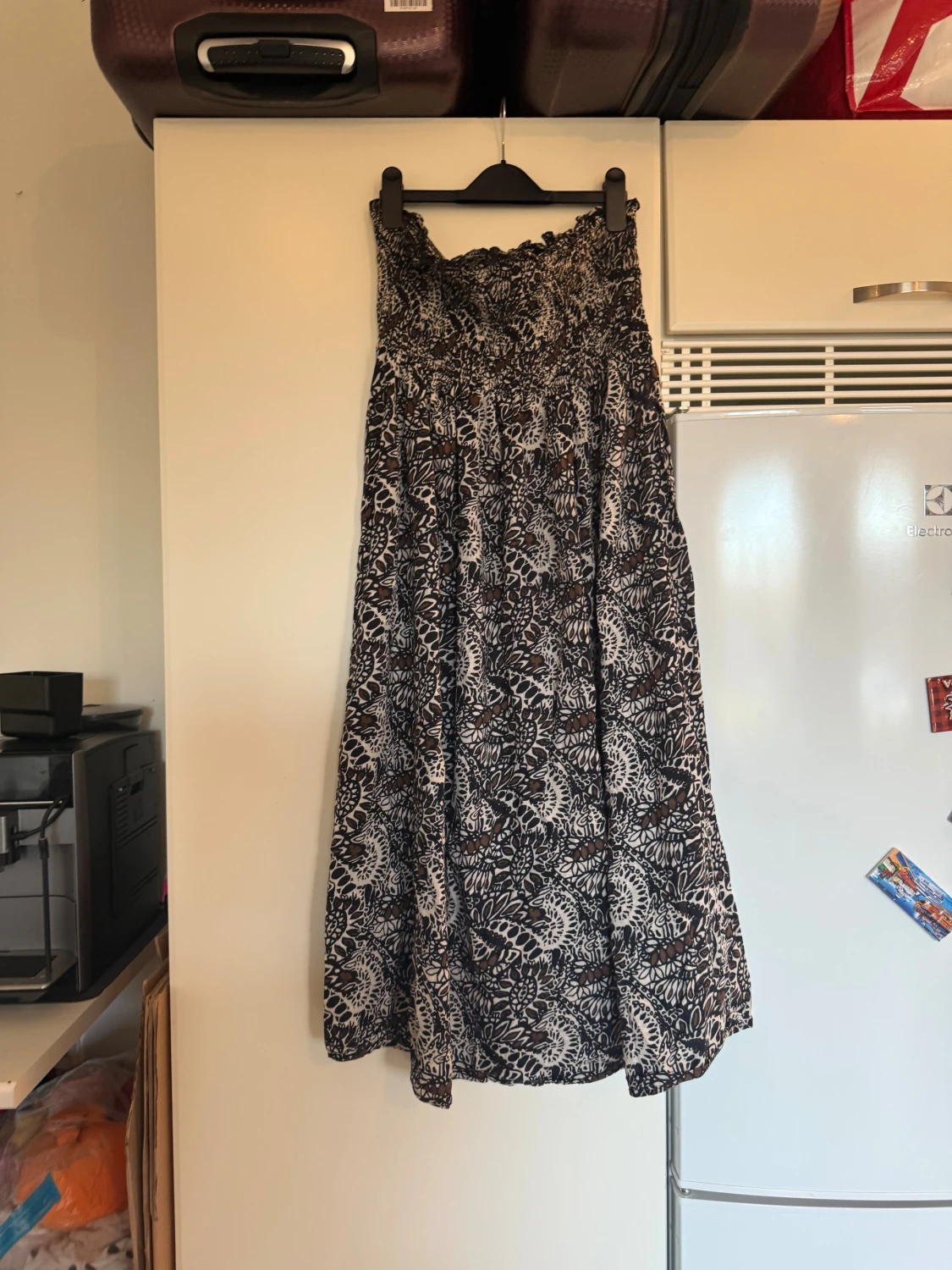 Svartvit långklänning från Lindex - 4