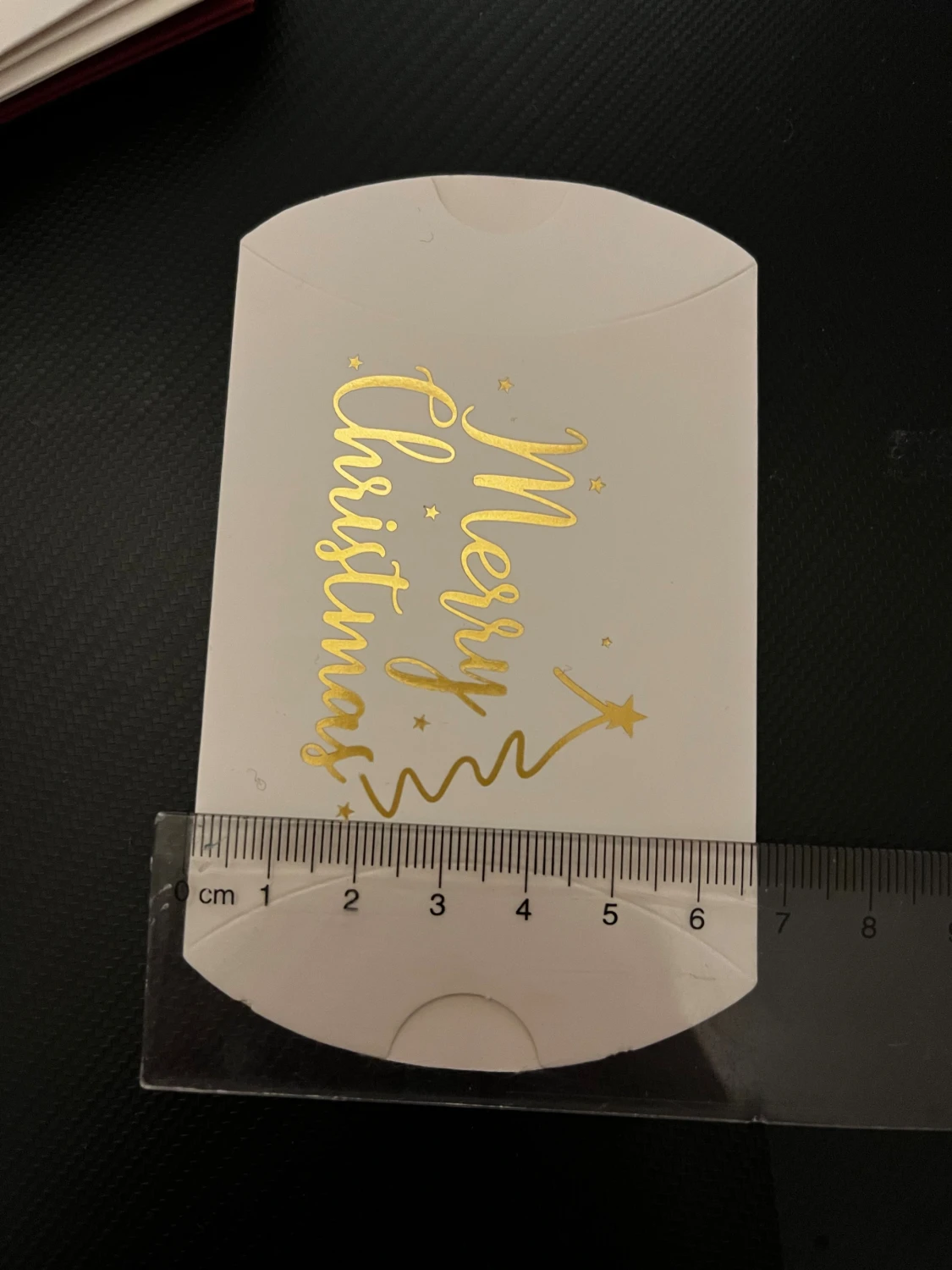 Julig presentask med guldtryck - 3