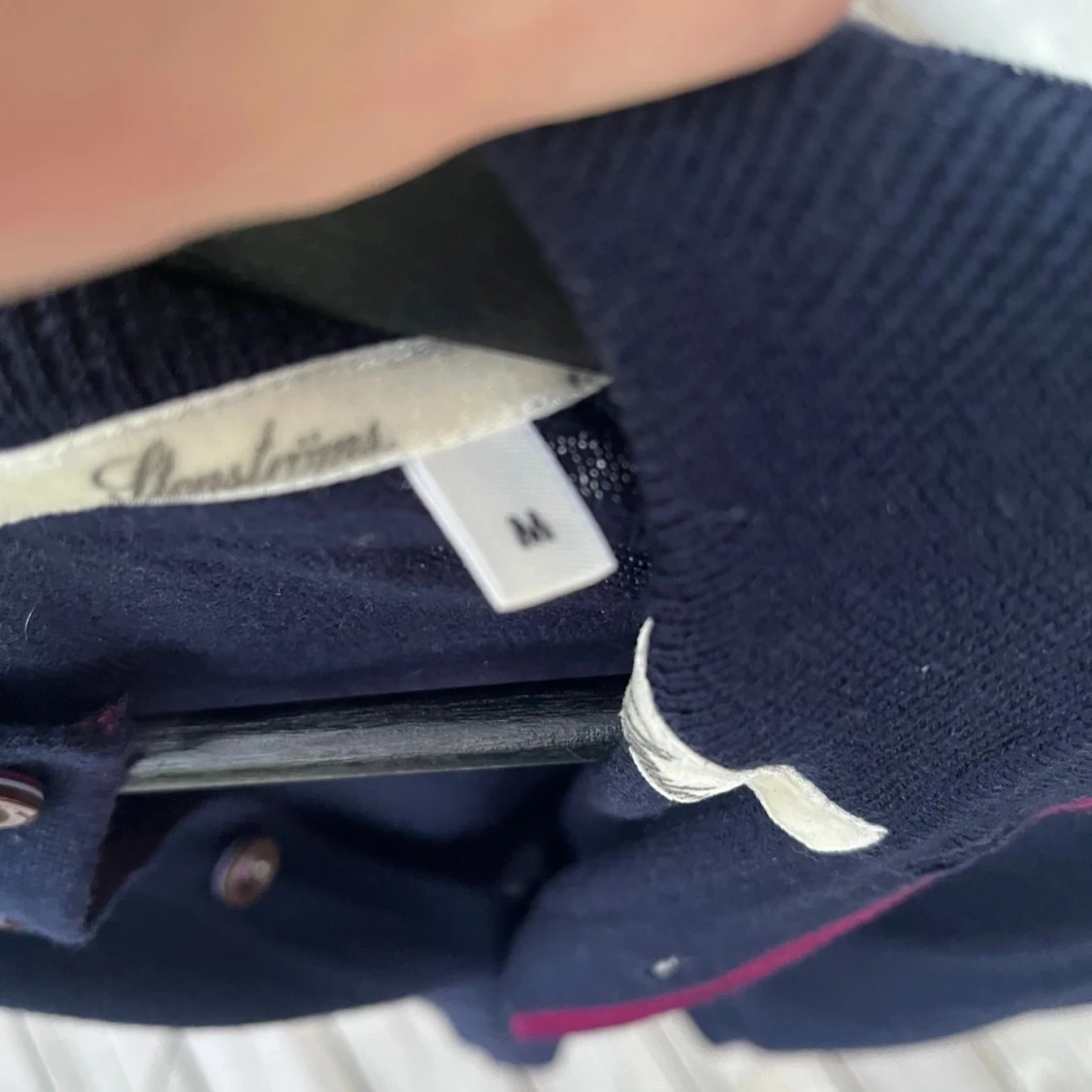 Mörkblå cardigan från Stenströms - 3