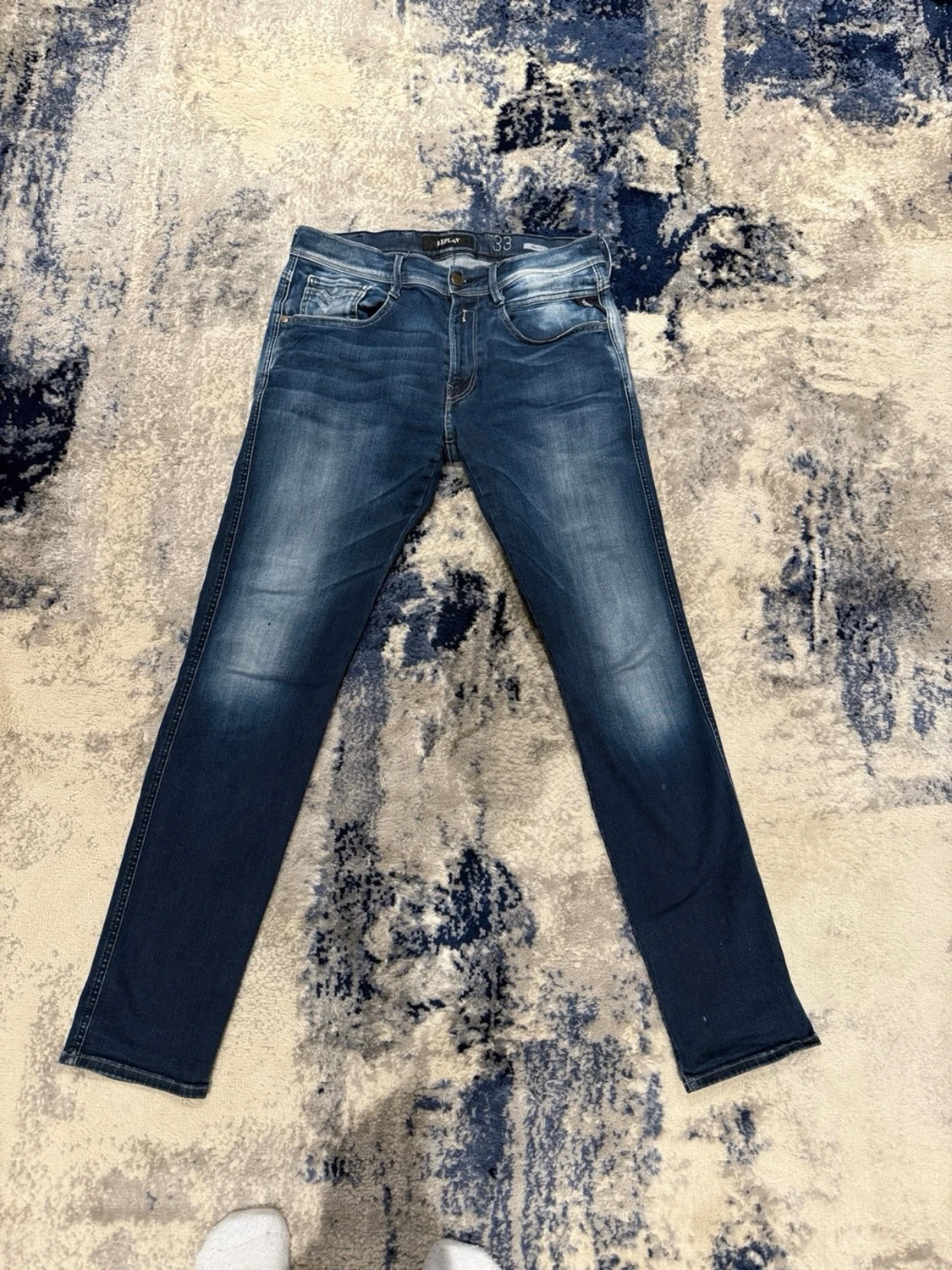 Blå Replay Anbass jeans  - 1