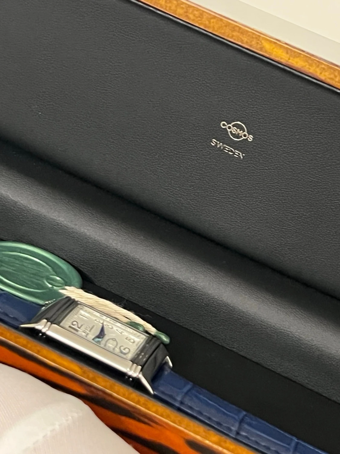 Svensk. Exklusiv herrklocka d’Verso – elegant tvåsidig design - 5