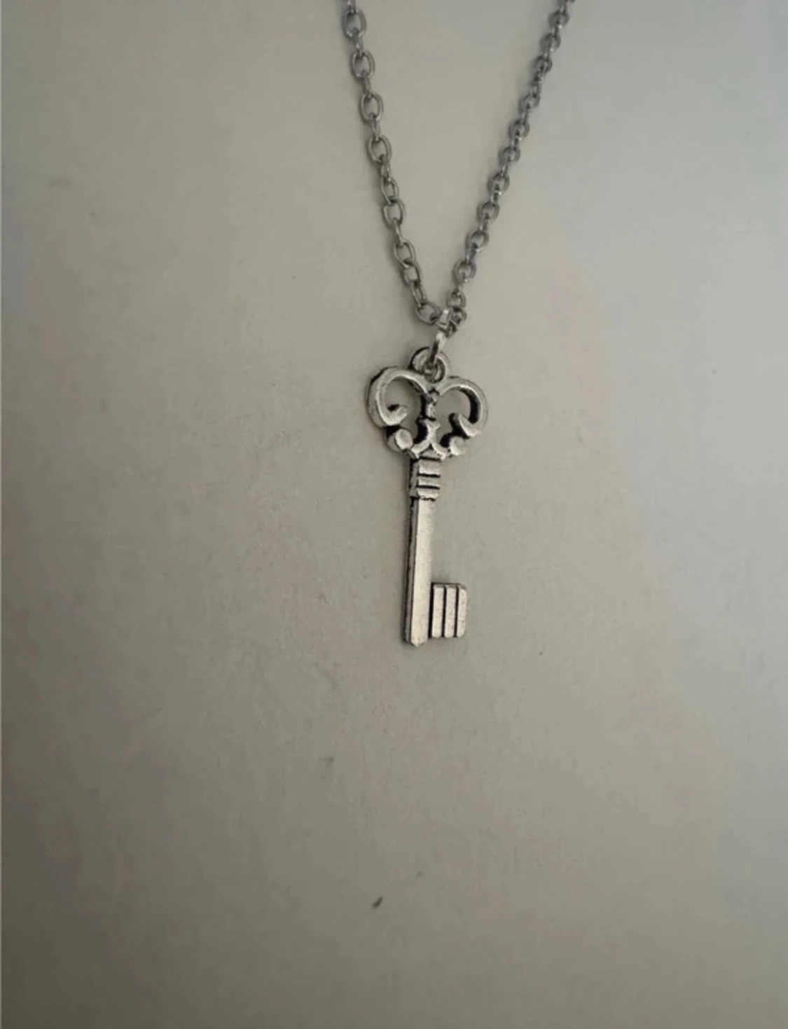 Silverhalsband mindre nyckel - 1