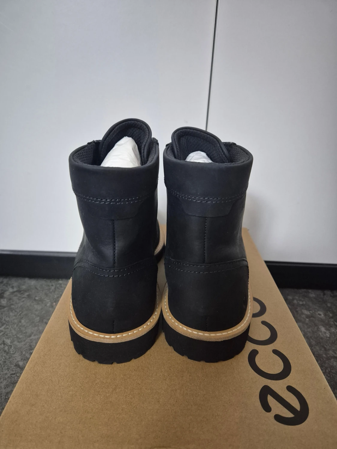 Svarta ECCO Jamestown boots stl 40 - 5