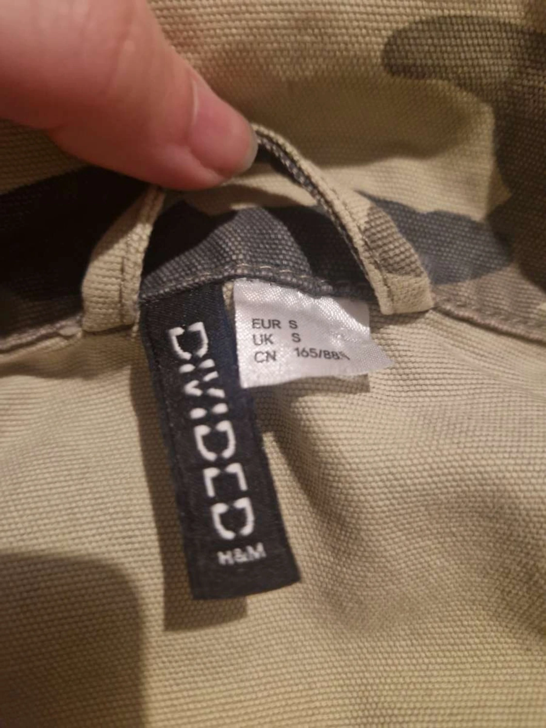 Camouflage croppad jacka H&M Divided S - 2