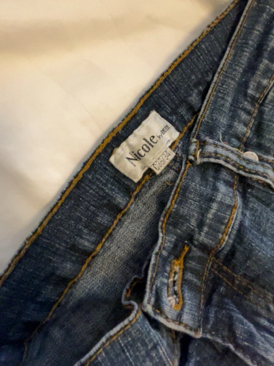 Blå Bootcut jeans  - 1