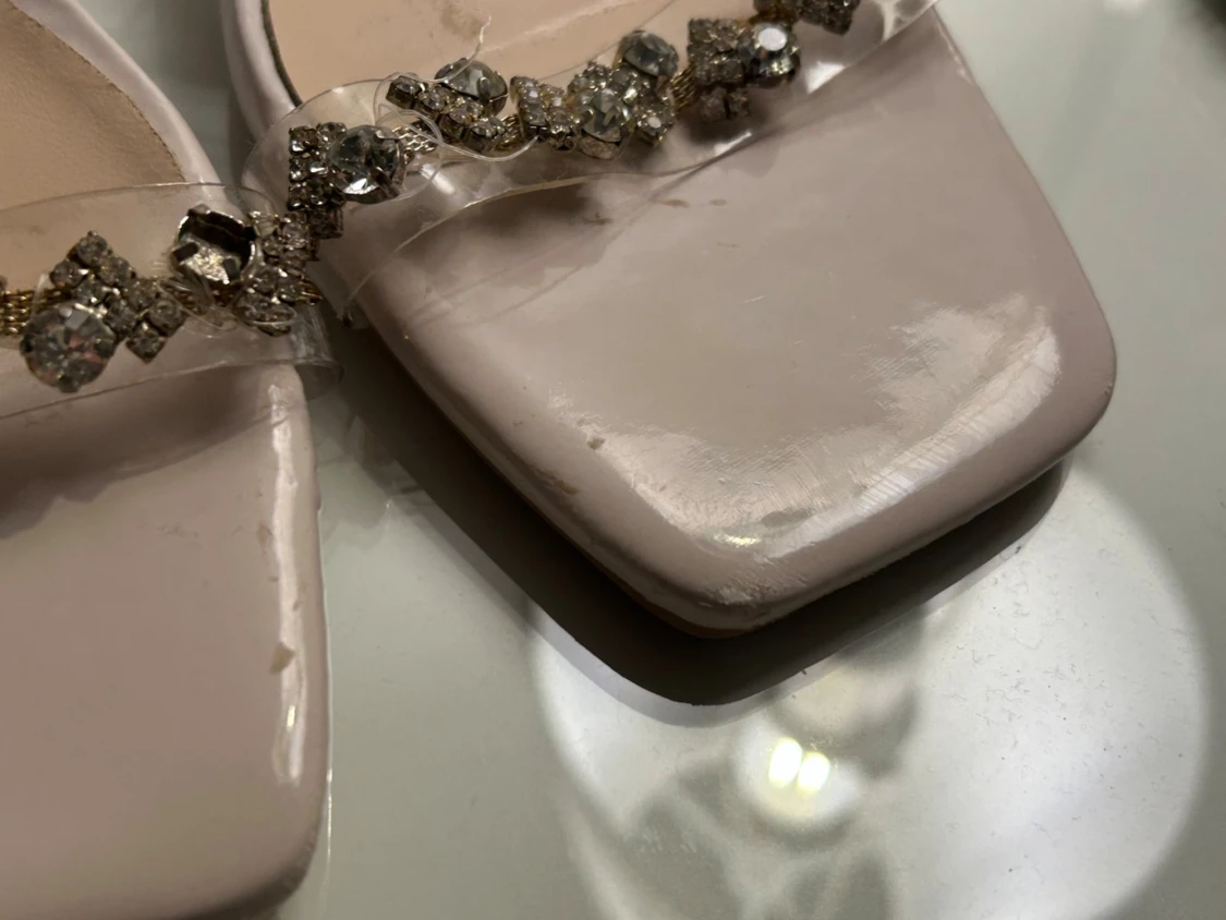  Genomskinliga klackar skor  - 5