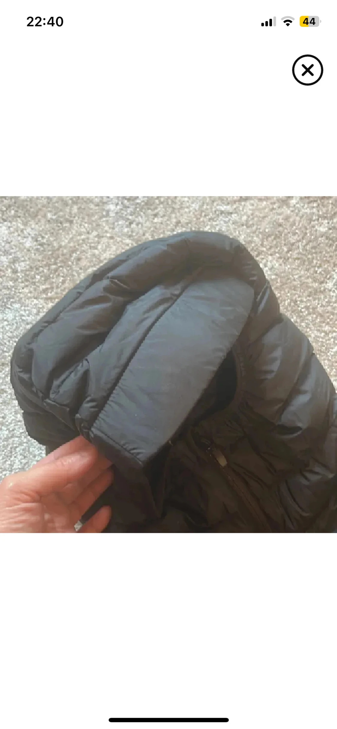 Svart dunjacka från Haglöfs med huva - 2