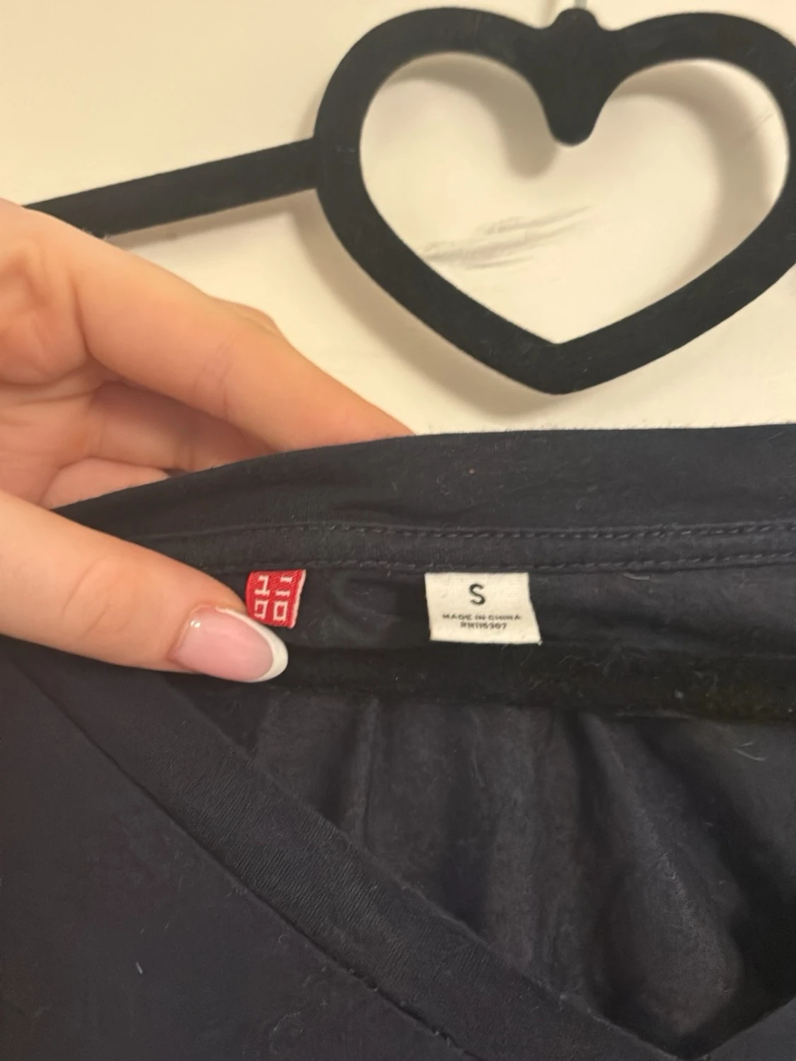 Svart långärmad topp från Uniqlo - 1