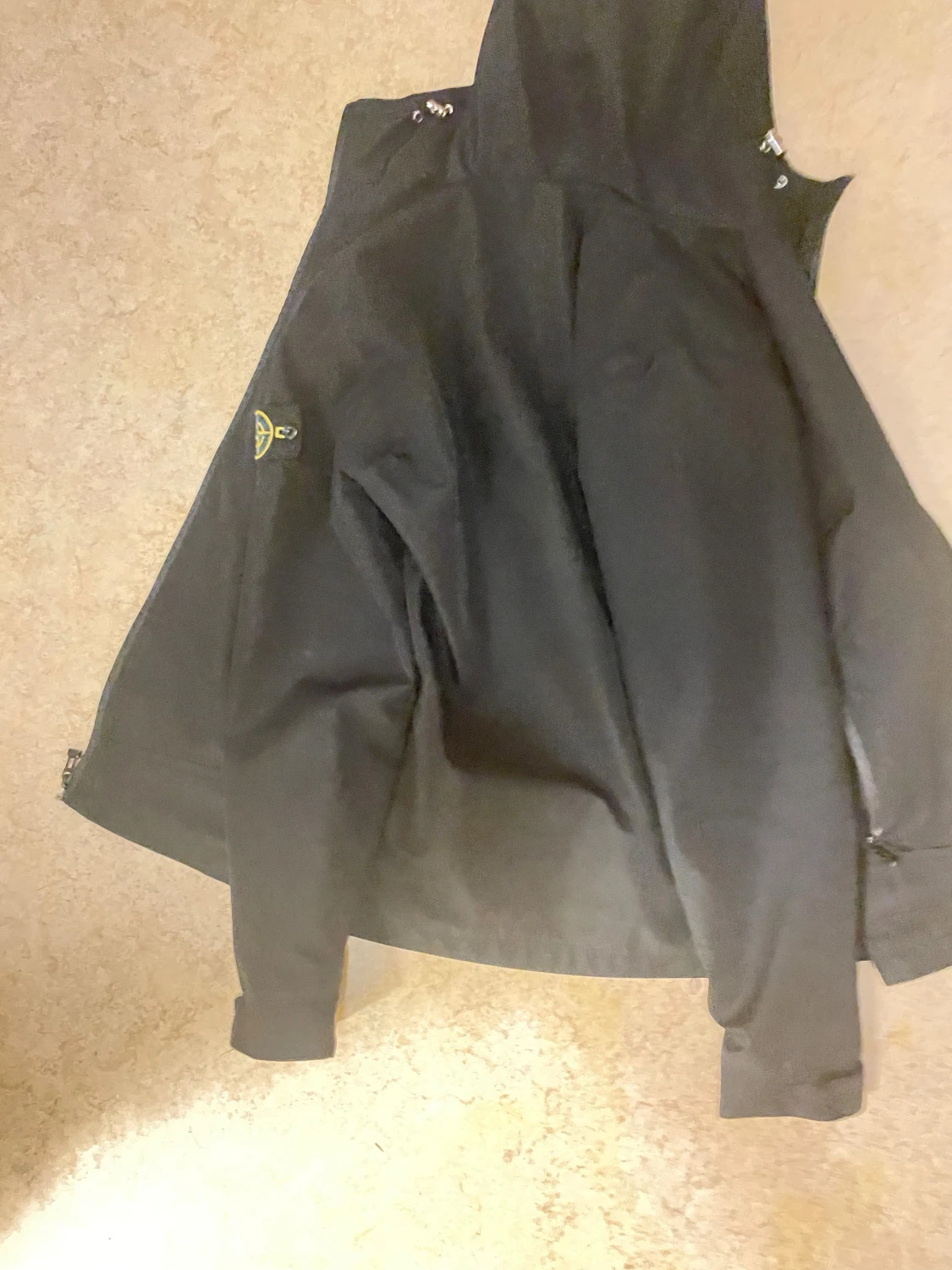 Svart vindjacka Stone Island S - 2