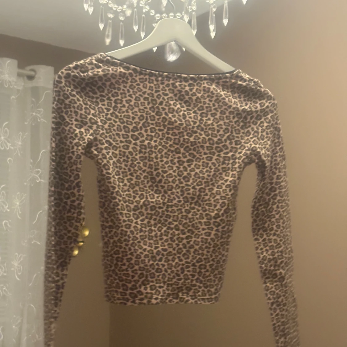 Leopardmönstrad långärmad topp H&M - 2