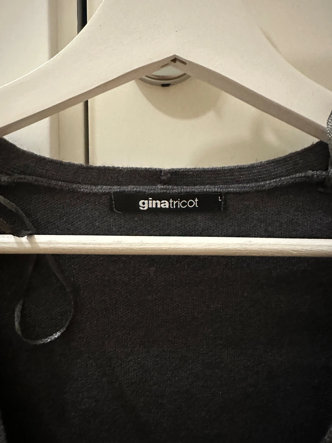 Mörkgrå omlottkofta från Gina Tricot - 2