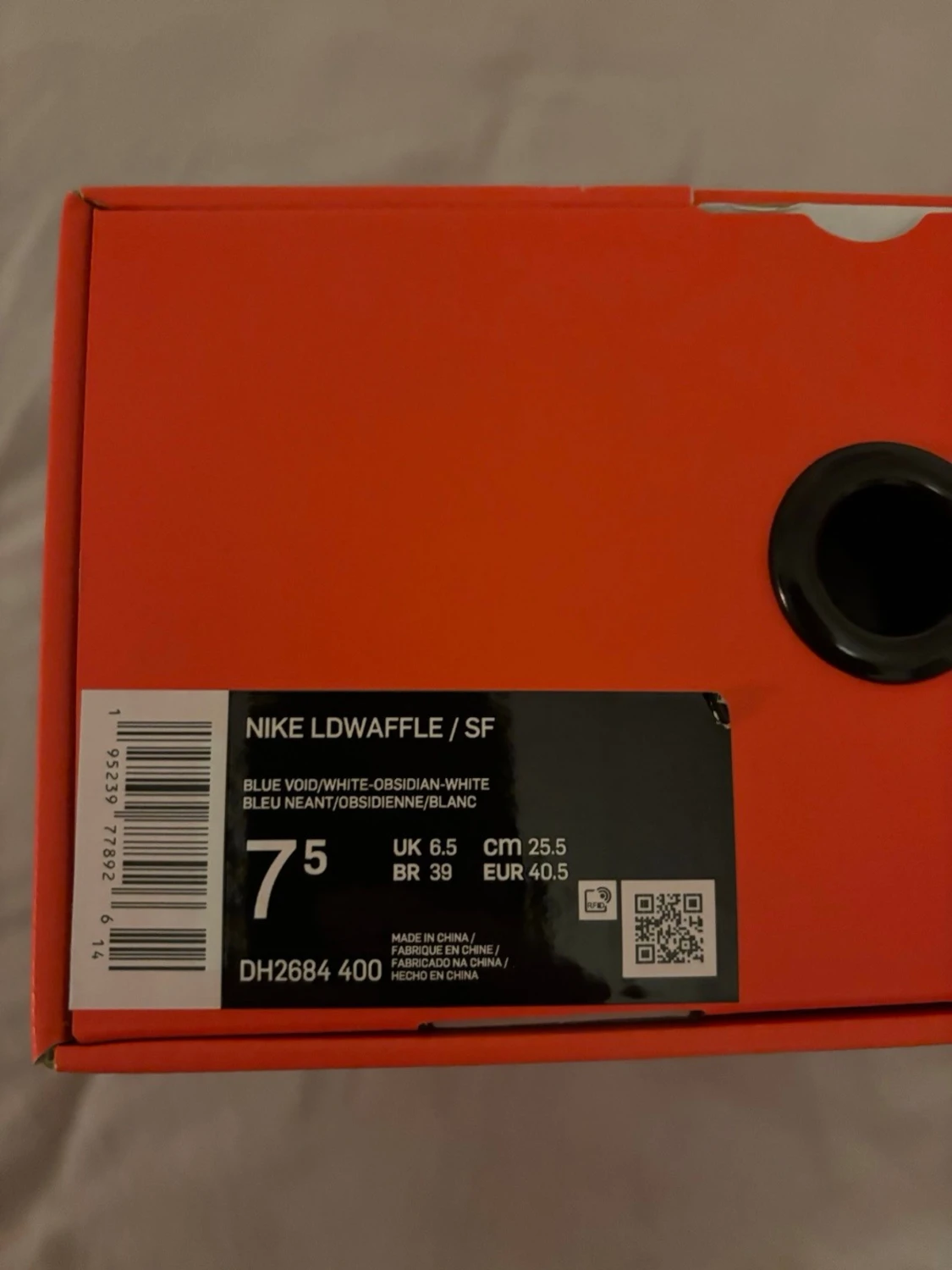 Nike LDWaffle Fragment x Sacai blå/vit - 2