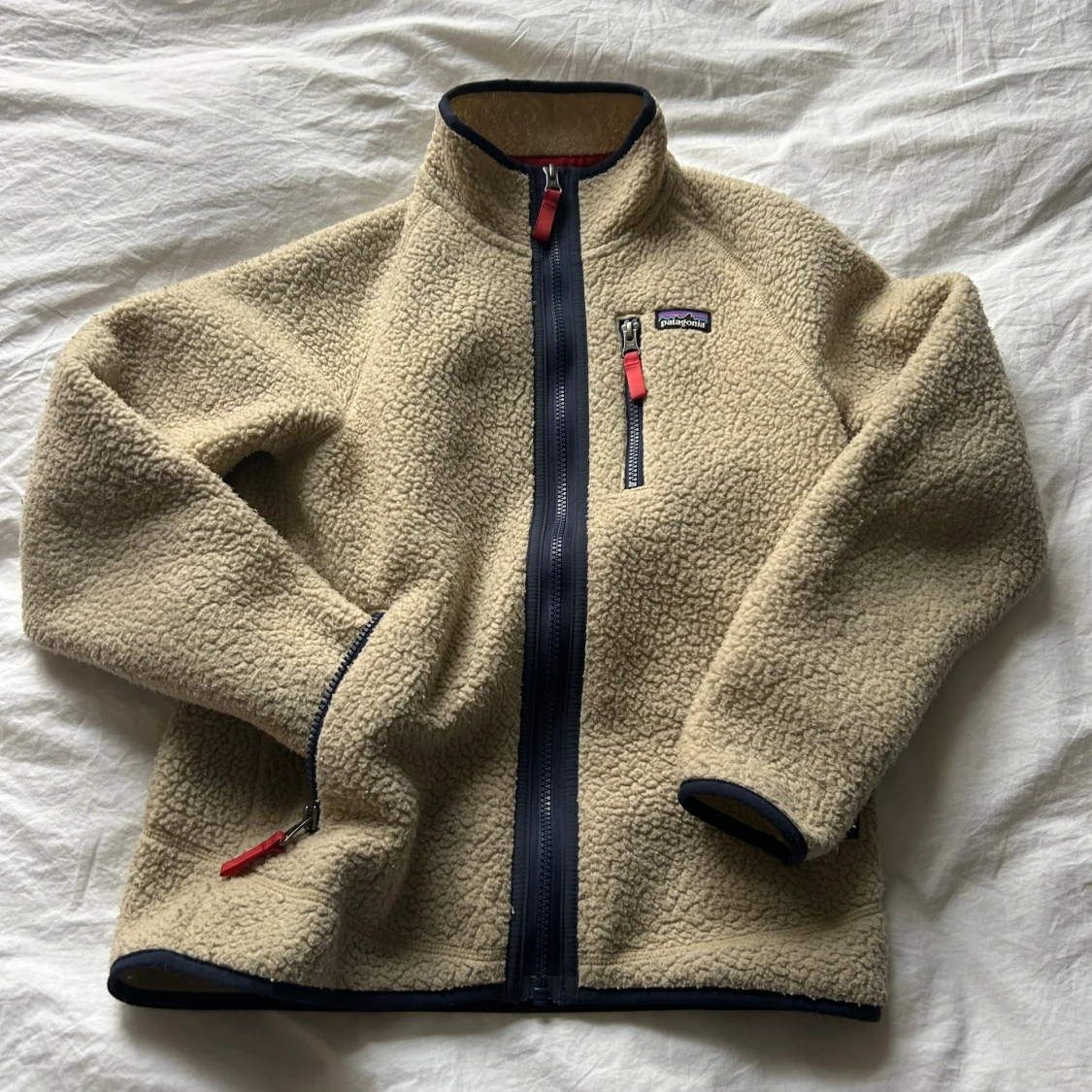 Beige teddy fleece från Patagonia L - 2