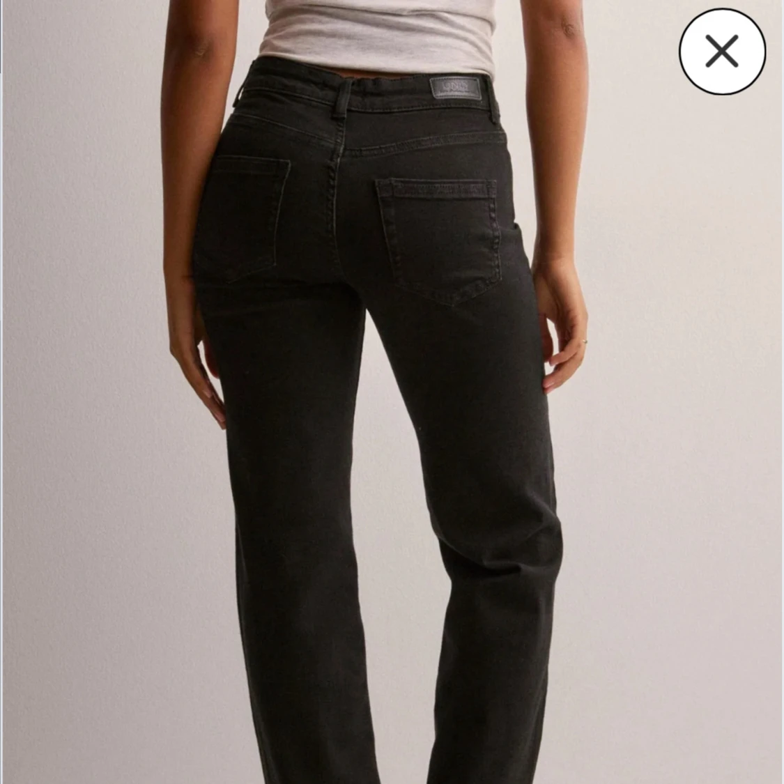 Svarta straight jeans från ONLY XS - 1