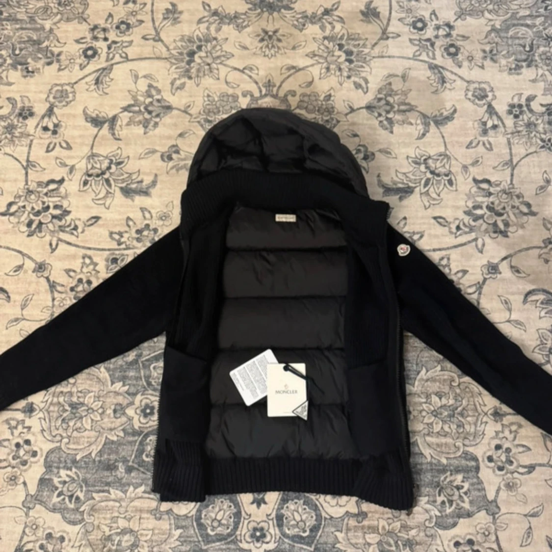 Svart Moncler tricot cardigan - 1