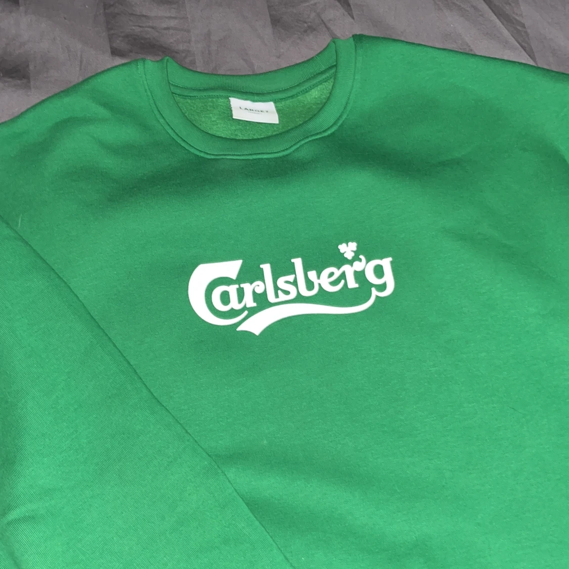 Grön Carlsberg sweatshirt