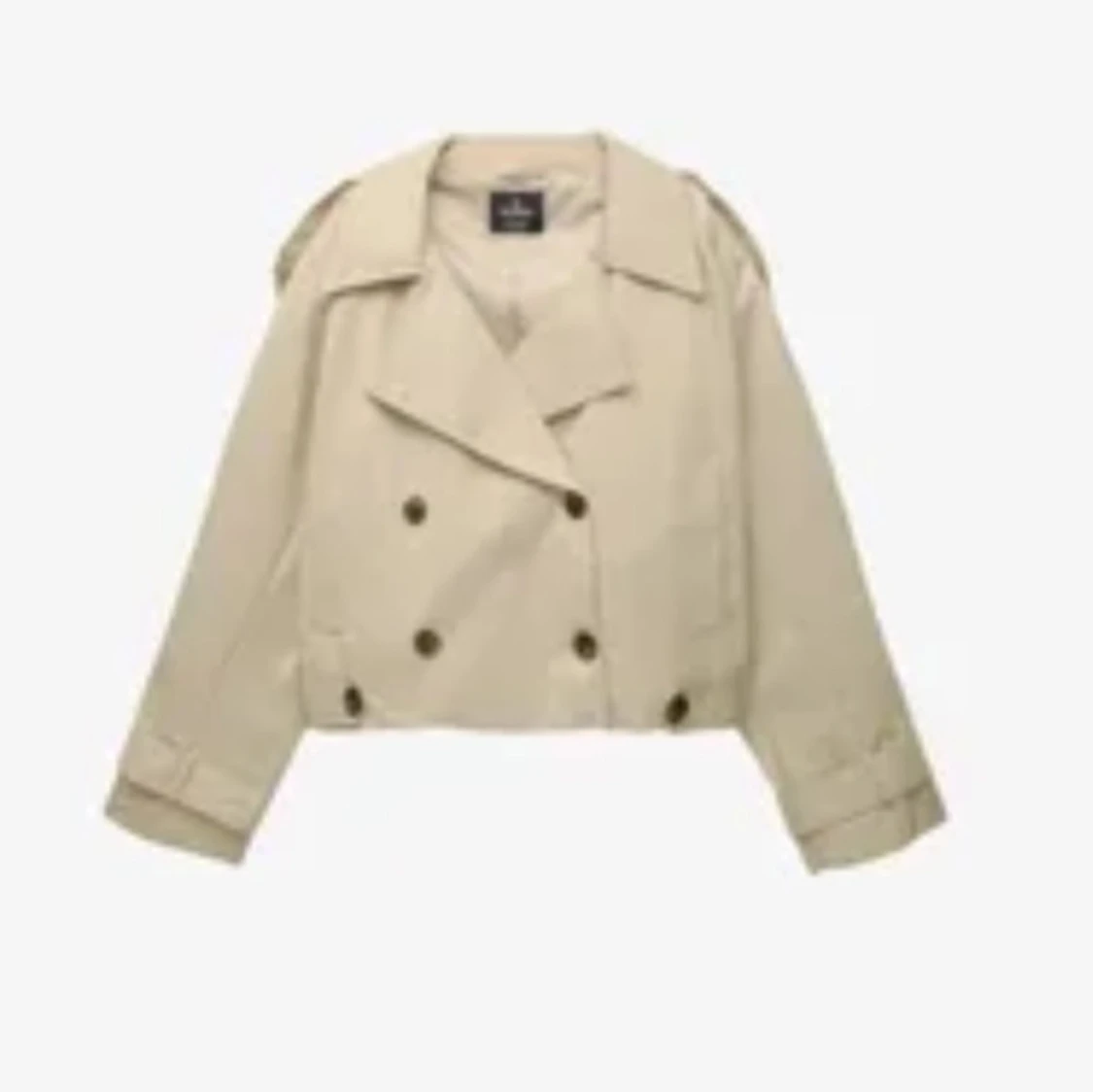 Croppad trenchcoat från Pull&Bear - 1
