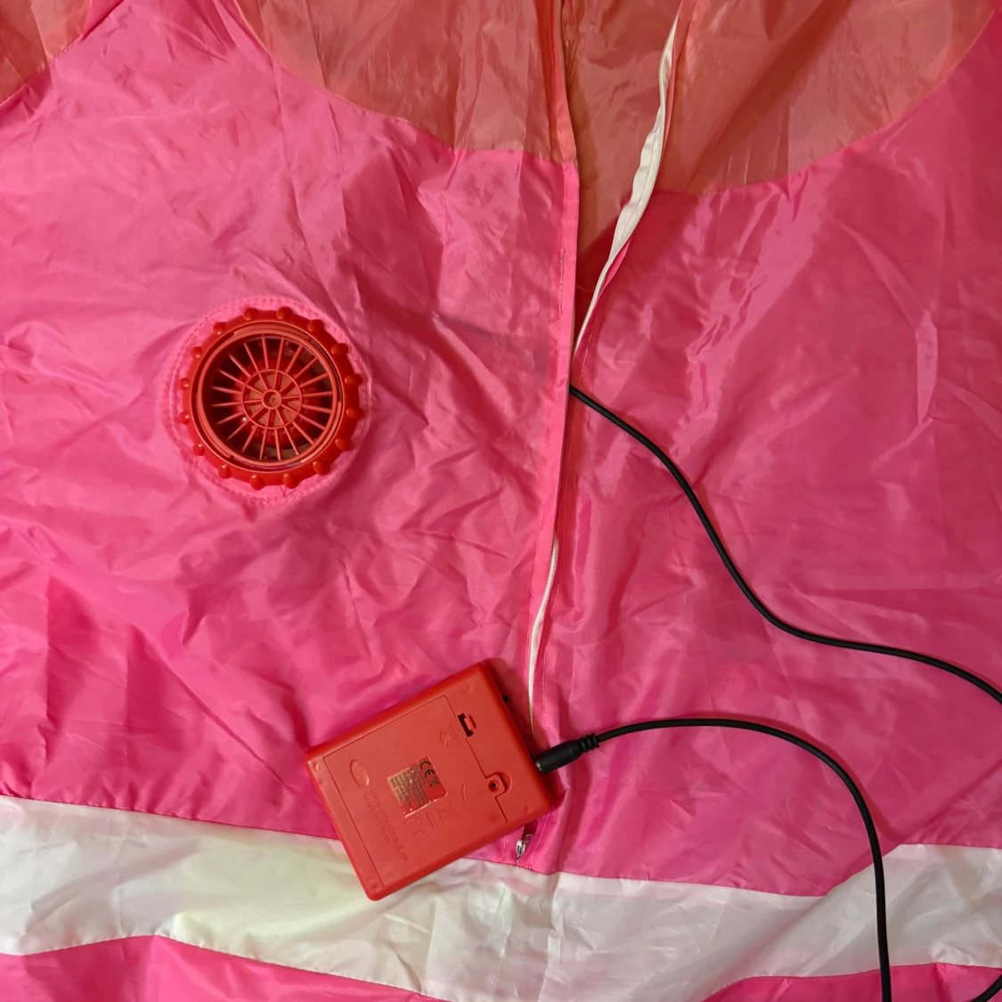 Uppblåsbar dräkt i rosa och blått - 4