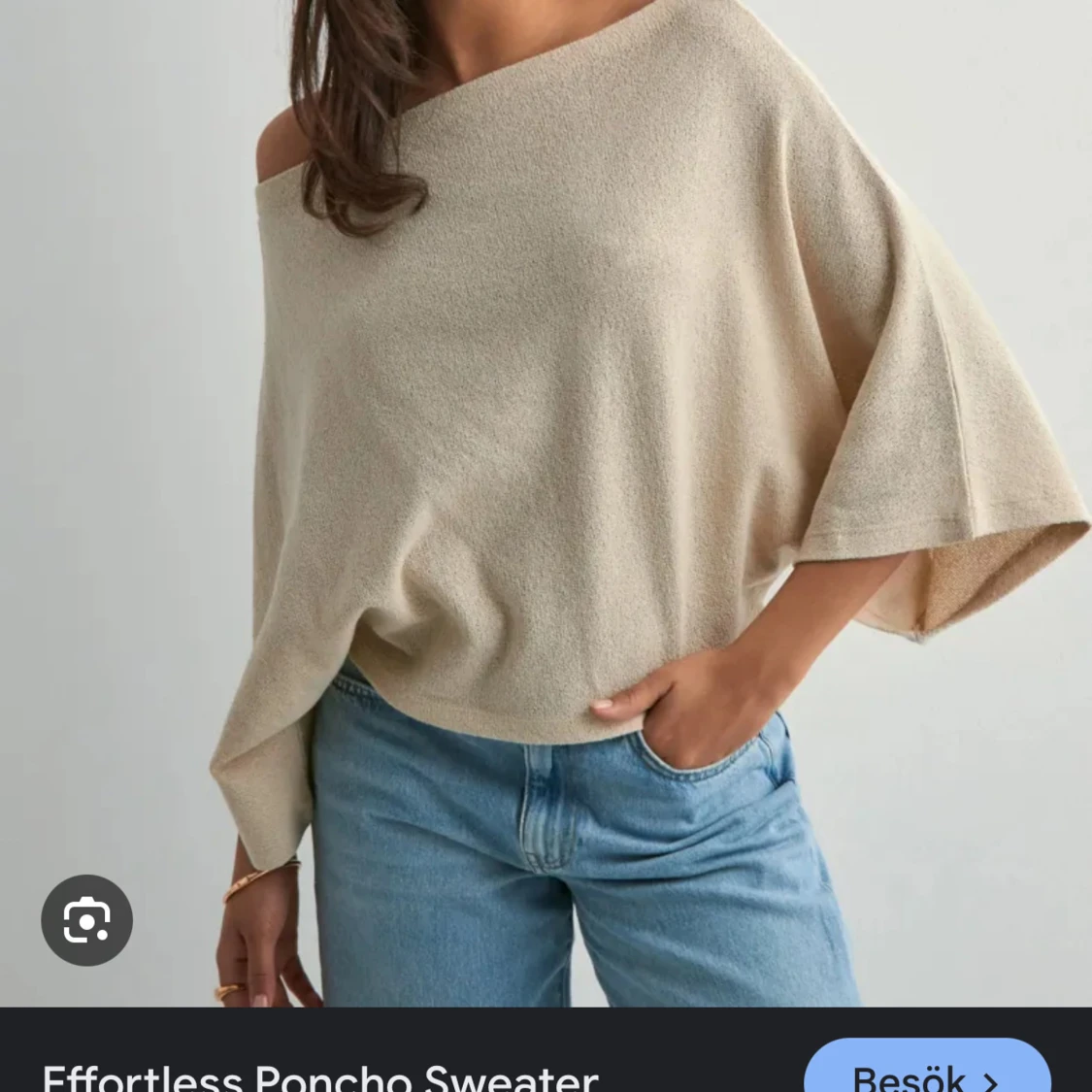 Nelly poncho tröja - 1