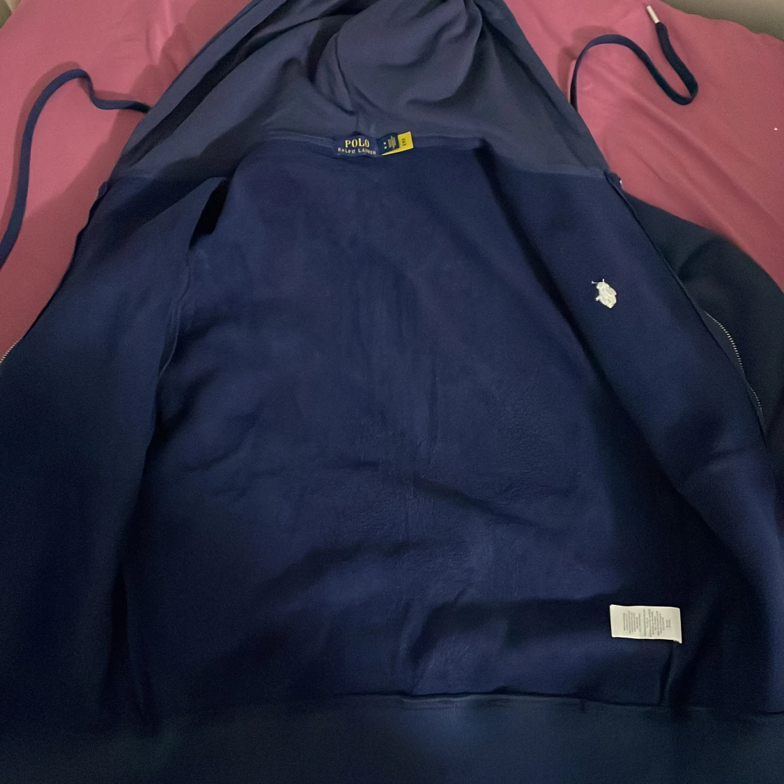 Marinblå hoodie från Polo Ralph Lauren - 3
