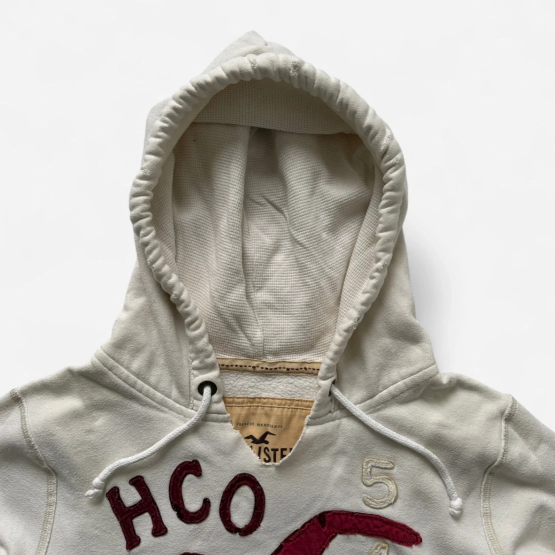 Vit hoodie hollister (sällsynt) - 1