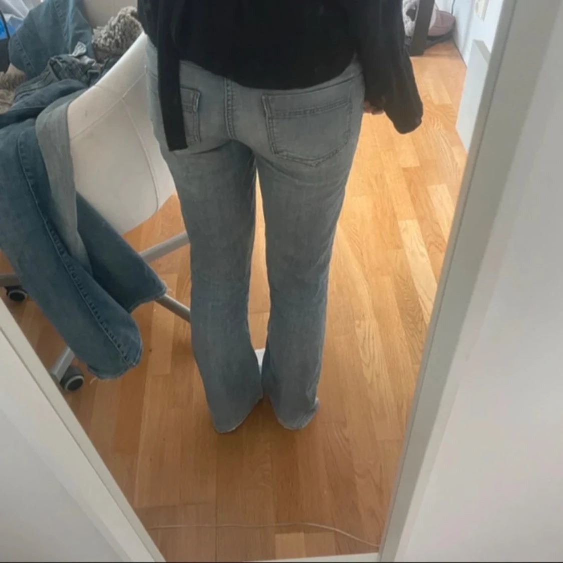 Lågmidjade bootcut jeans - 1