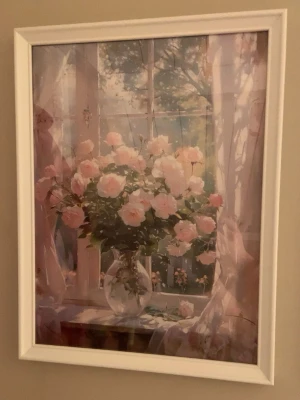 En poster  - Blommor i en vass 