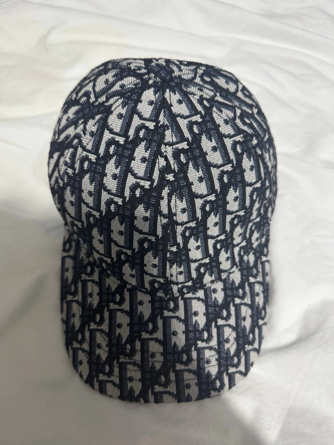 Dior keps med monogrammönster